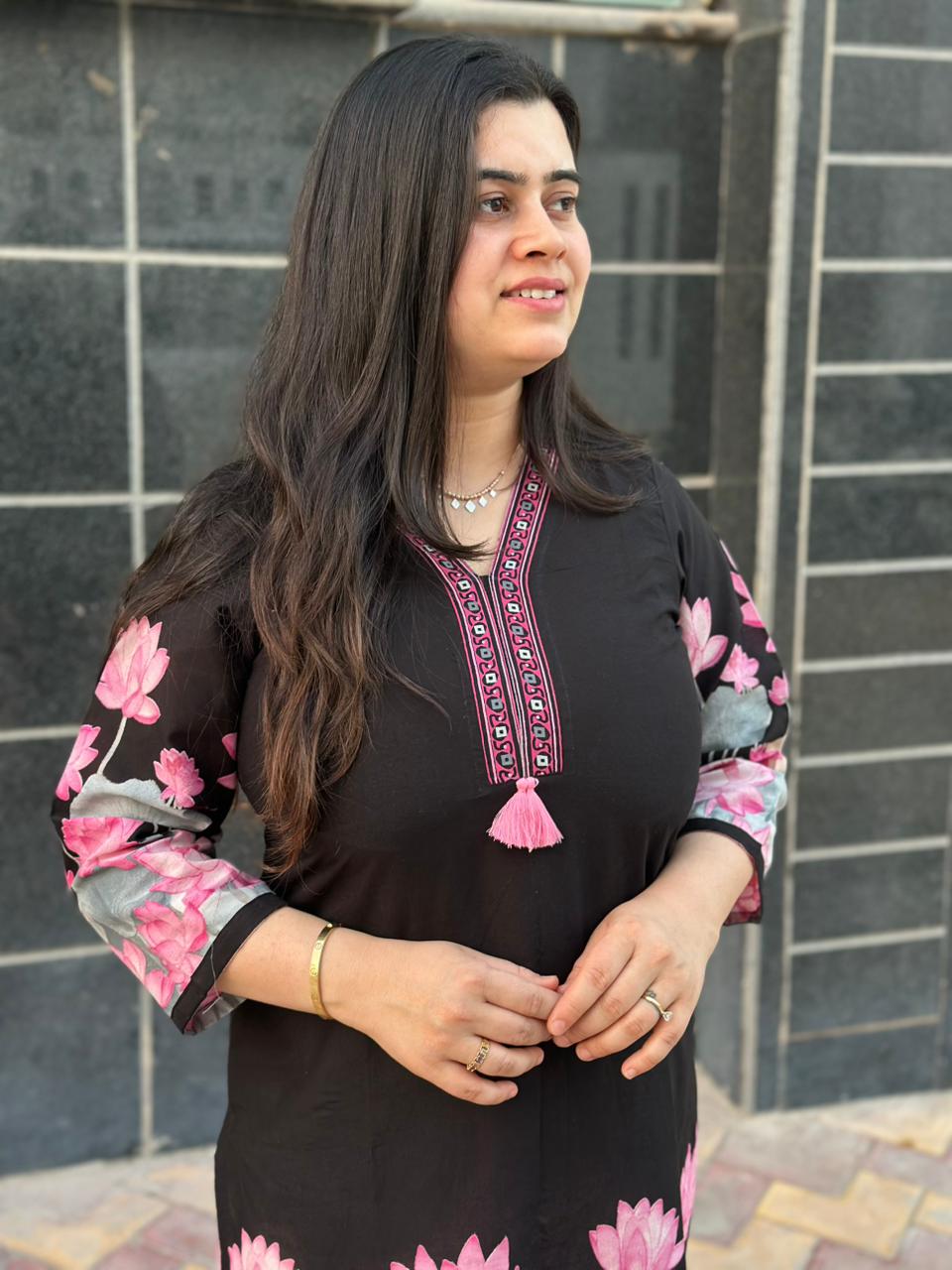 Airy Cotton kalamkari kurti for women