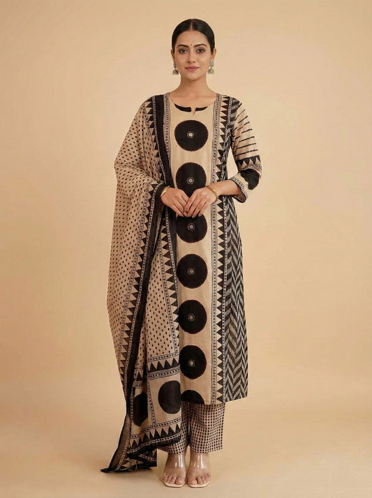 Kiara Cotton kurta Set with dupatta