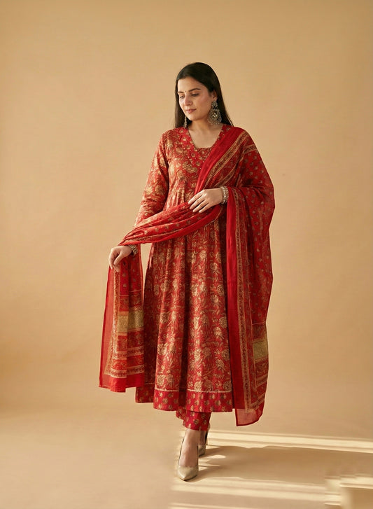 Kiara Cotton kurta Set with dupatta