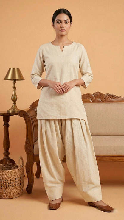 COTTON FARSHI SALWAR