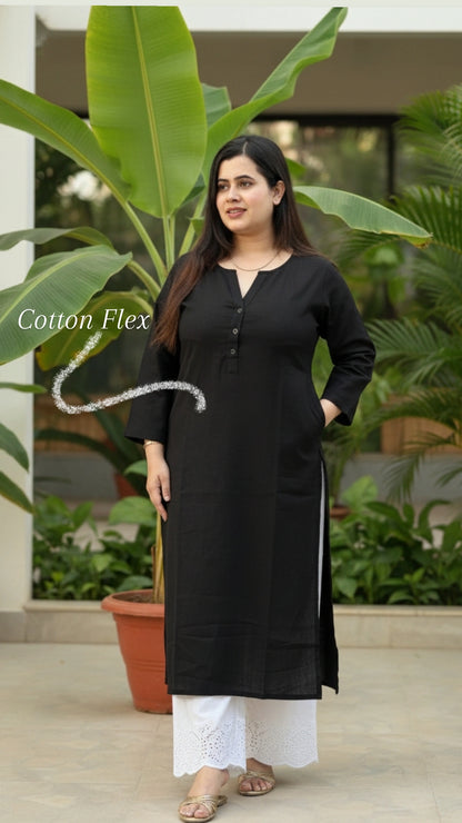Airy Linen Long Kurta