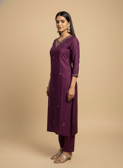 Dola Silk Suit