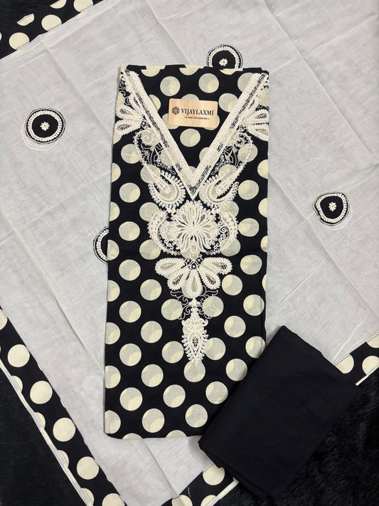 Cotton Suit Material with Cotton Dupatta