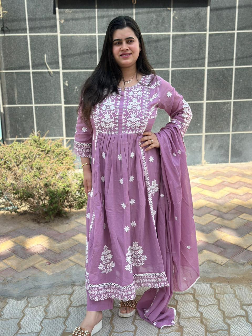 Bani Cotton kurta Set with dupatta