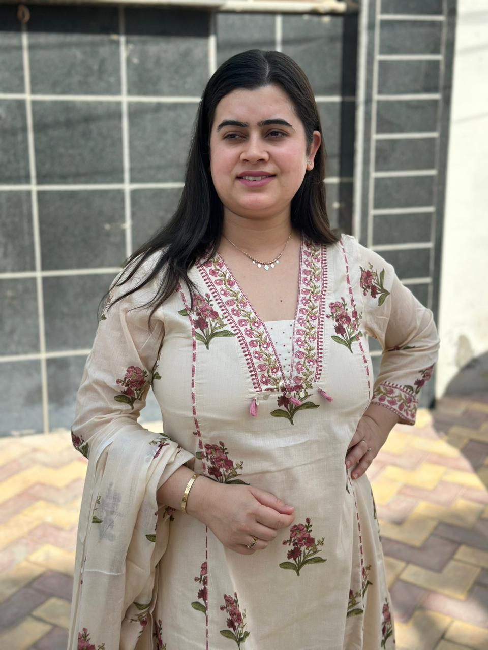 Bani Cotton kurta Set with dupatta