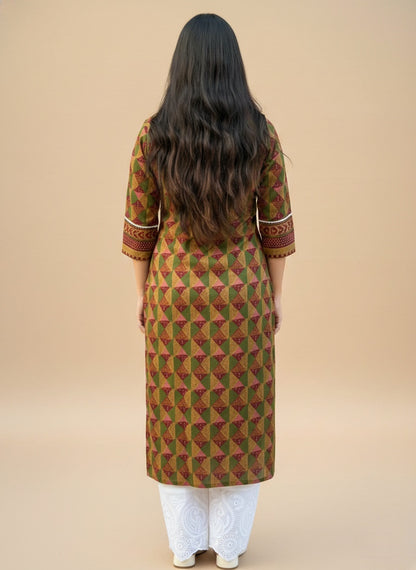 Airy Cotton kalamkari kurti for women