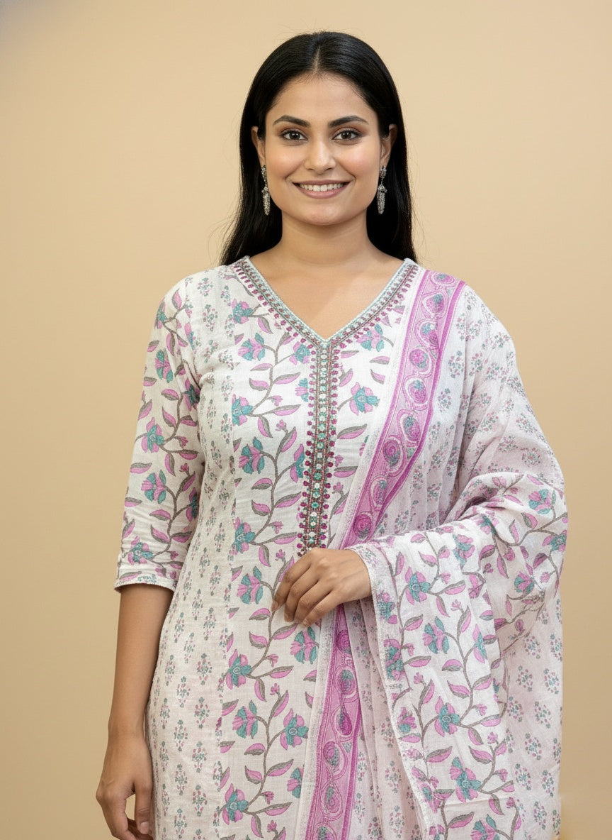 Premium Cotton Suit For Women