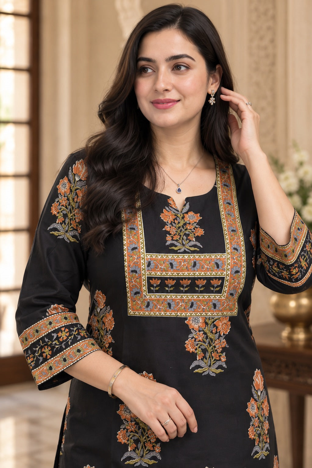 Ada pure cotton kurti for women