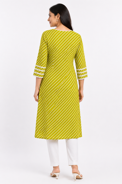 Gulzar Leheriya cotton kurti