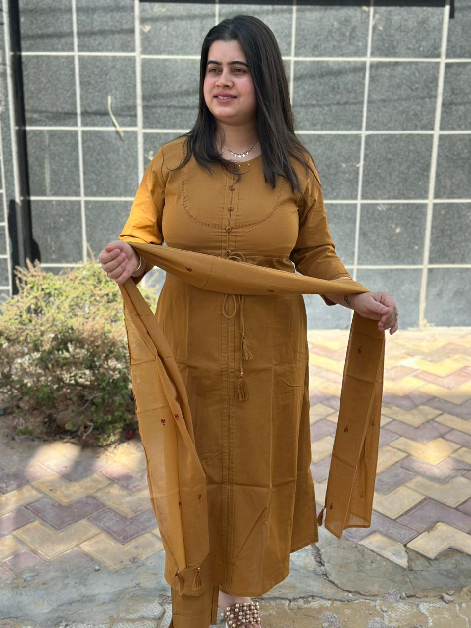 Bani Cotton kurta Set with dupatta