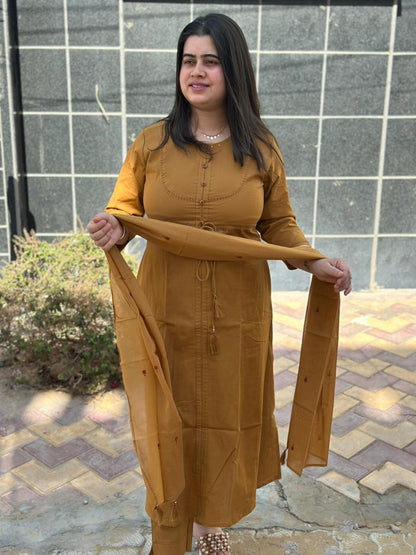 Bani Cotton kurta Set with dupatta