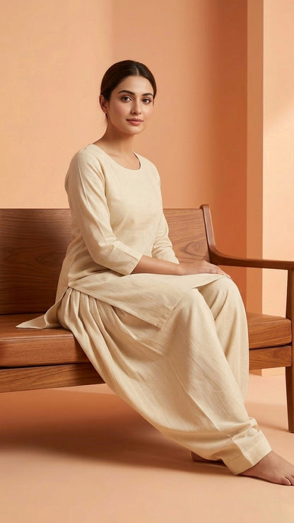 COTTON FARSHI SALWAR