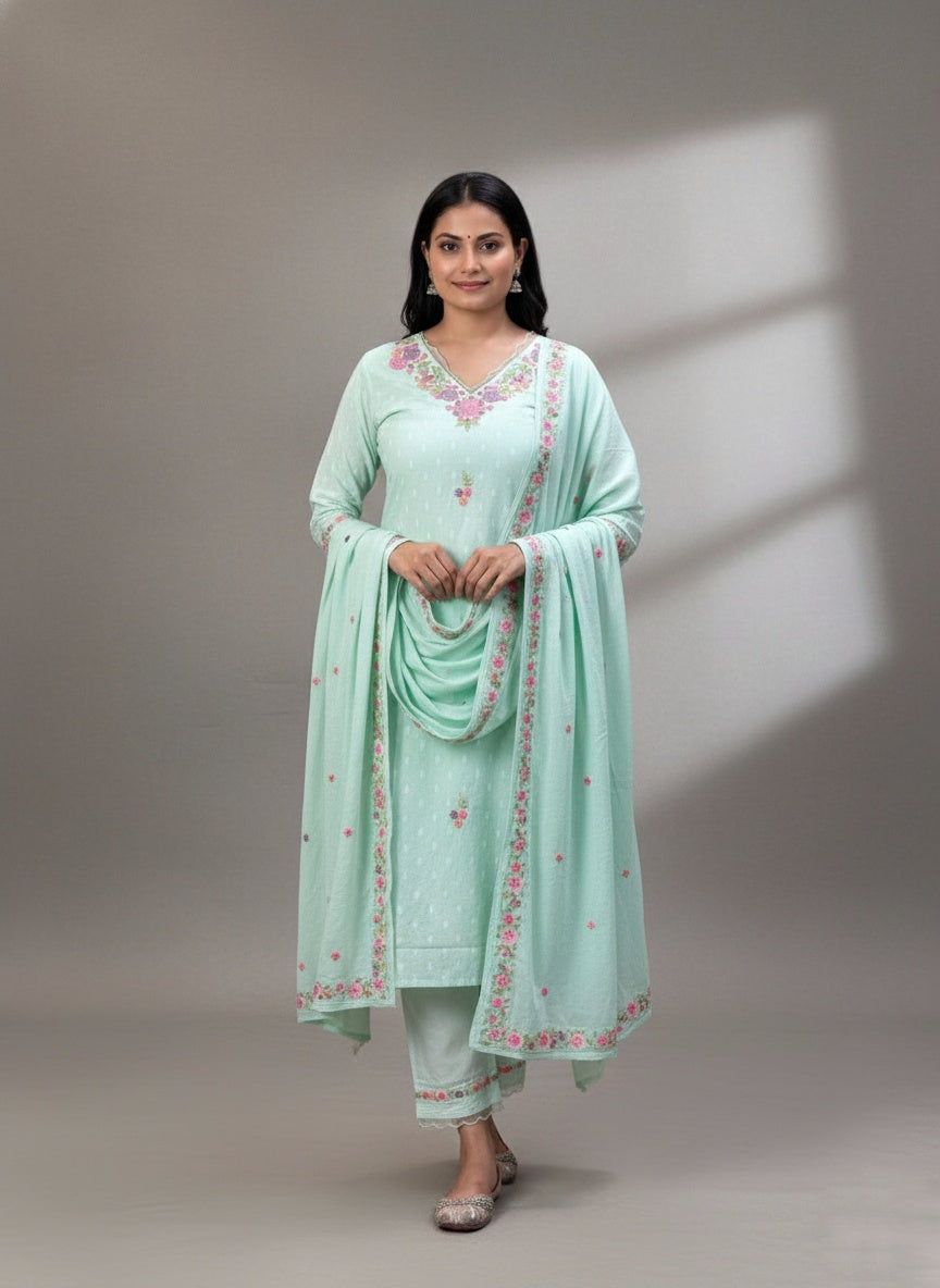 MulMul Cotton Kurta Set For Women