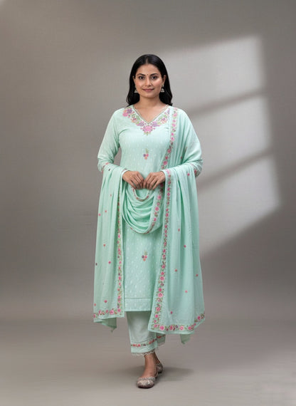 MulMul Cotton Kurta Set For Women