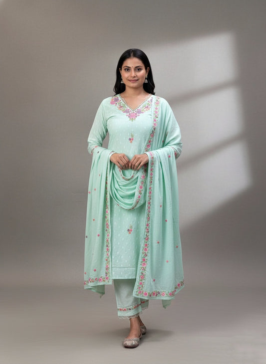 MulMul Cotton Kurta Set For Women