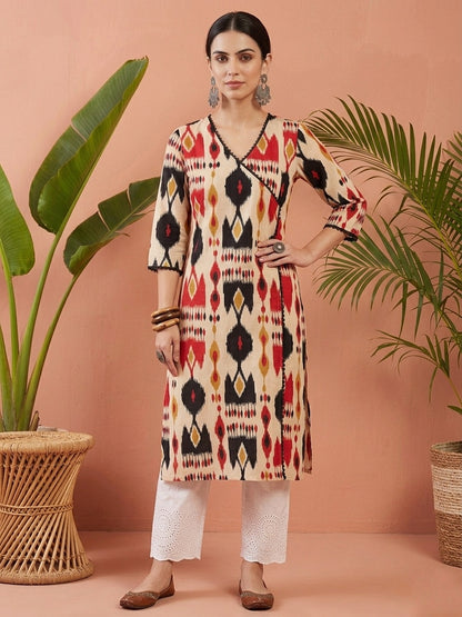 Airy cotton long kurta combo
