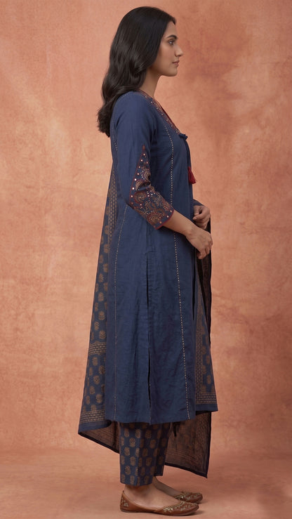 Jasmine Cotton kurta Set with dupatta