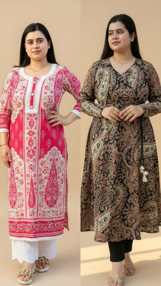 ⭐Most popular Best seller kurta combo of two