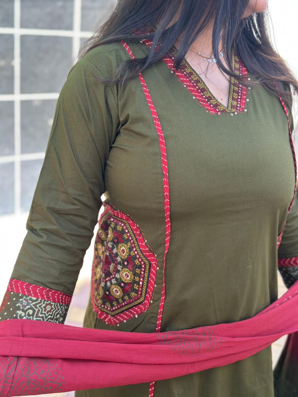 Bani Cotton kurta Set with dupatta