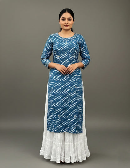 COTTON SKIRT SUIT SET