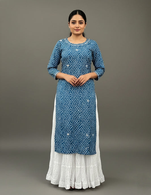 COTTON SKIRT SUIT SET