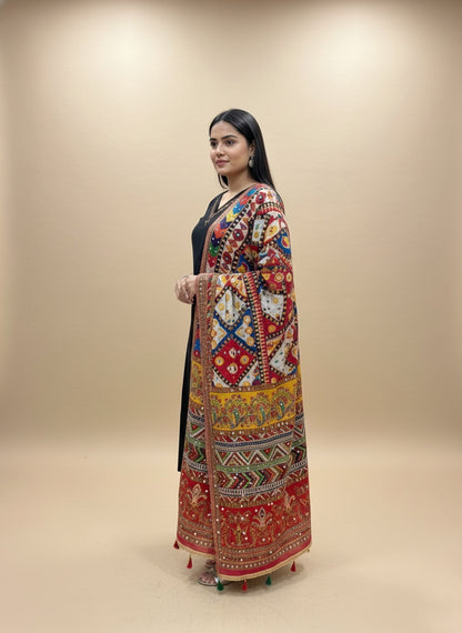 Phulkari cotton suit