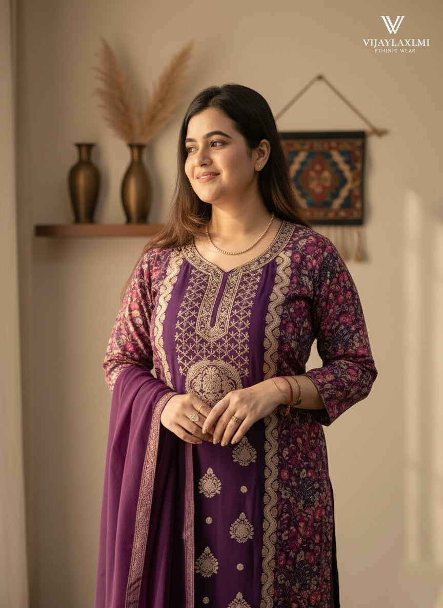 Banarasi Silk Suit For Women