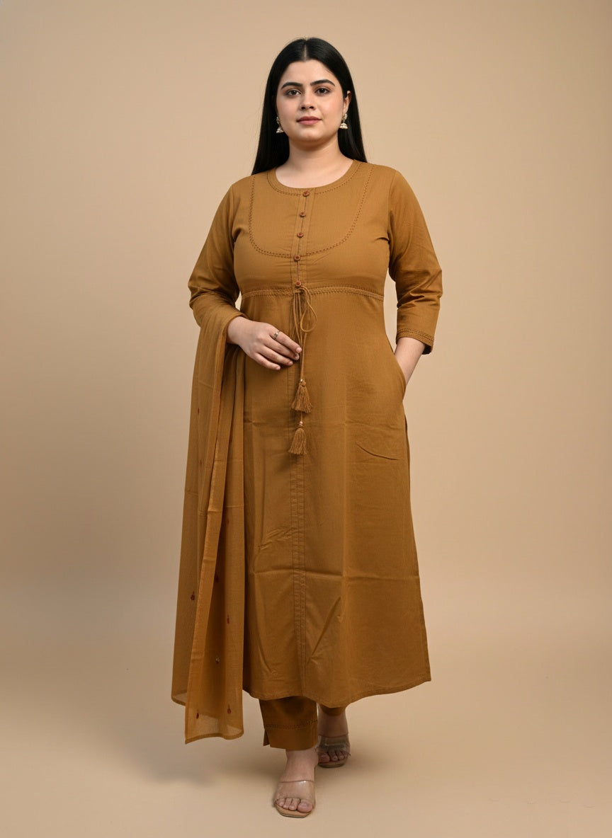 Bani Cotton kurta Set with dupatta