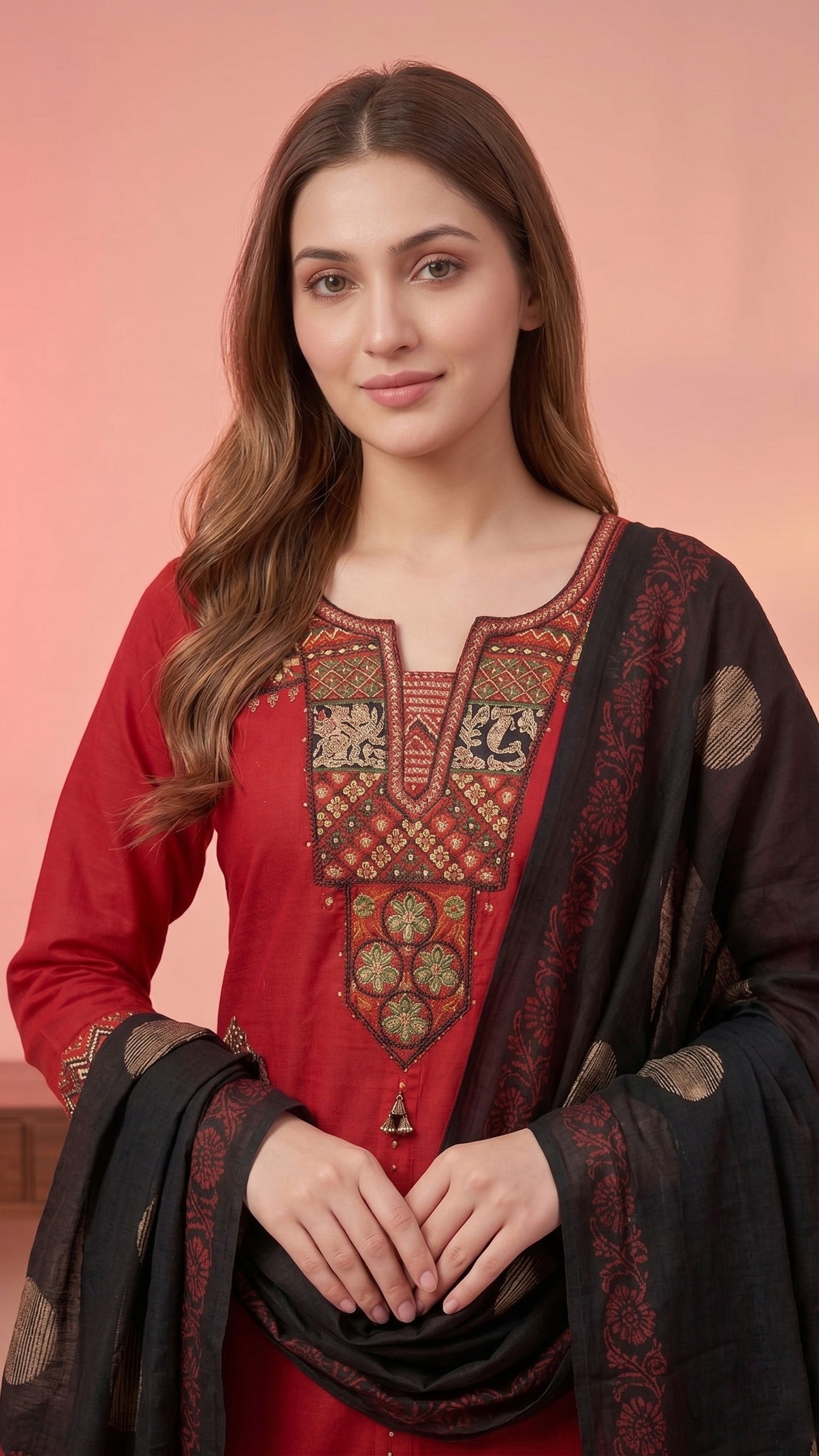 Jasmine Cotton kurta Set with dupatta