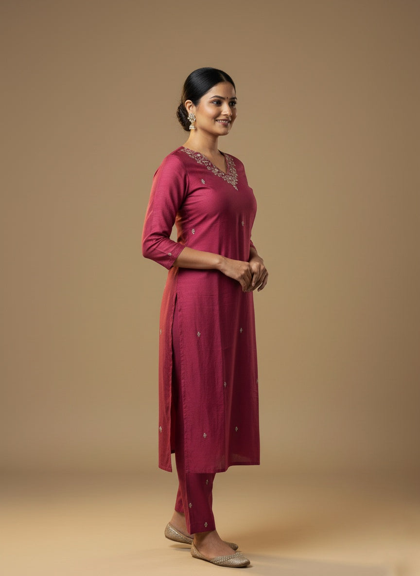 Dola Silk Suit For Women