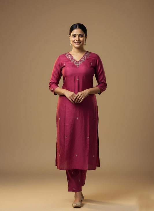 Dola Silk Suit For Women