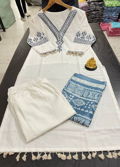 Amayra Cotton Flex Kurta set with pants