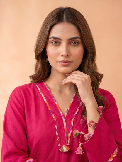 Jasmine Farshi Salwar Suit Pink