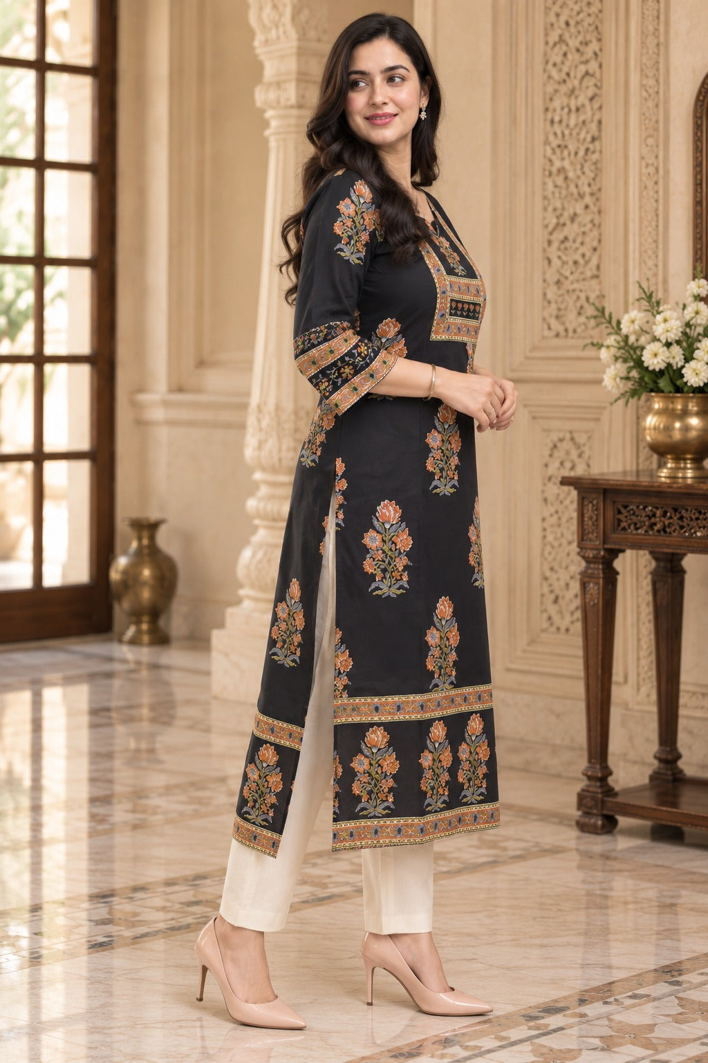 Ada pure cotton kurti for women