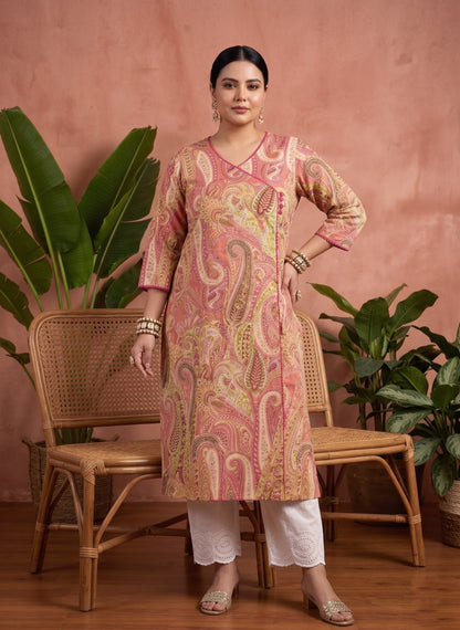 Airy Cotton Kurti for women kalamkari
