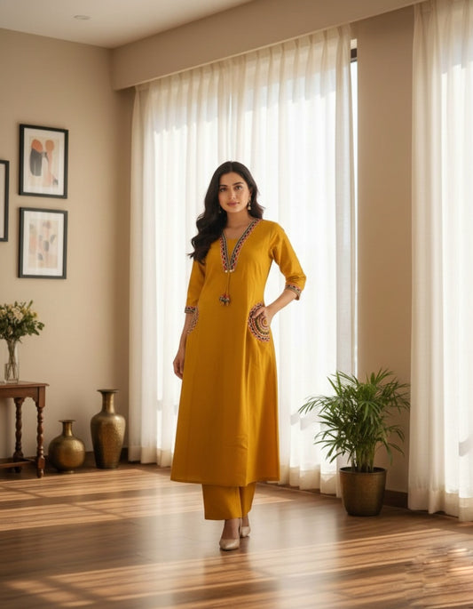 Kiara Cotton kurta Set
