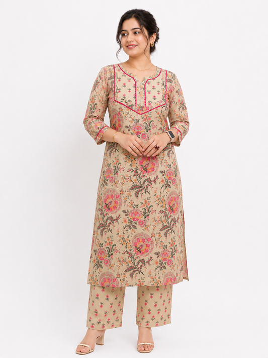Noor kalamkari cotton Kurta & Pant