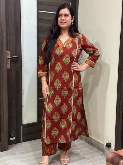 Mehar premium cotton Kurta & Pant