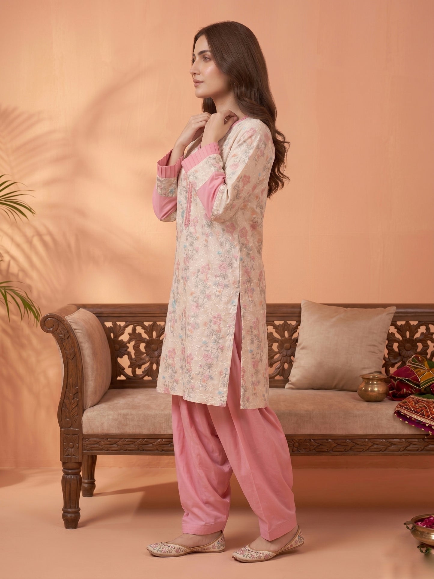 Jasmine Farshi Salwar Suit Chiffli