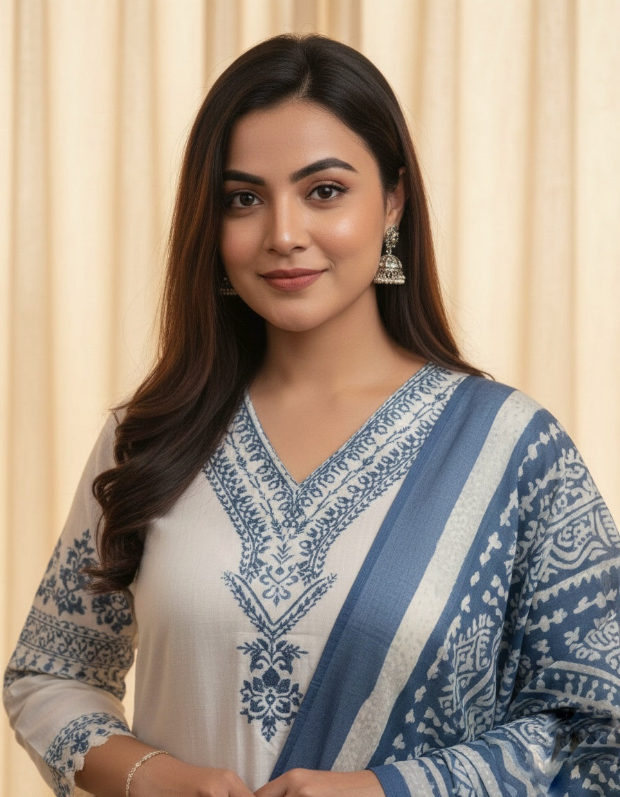 Amayra Cotton Flex Kurta set with pants