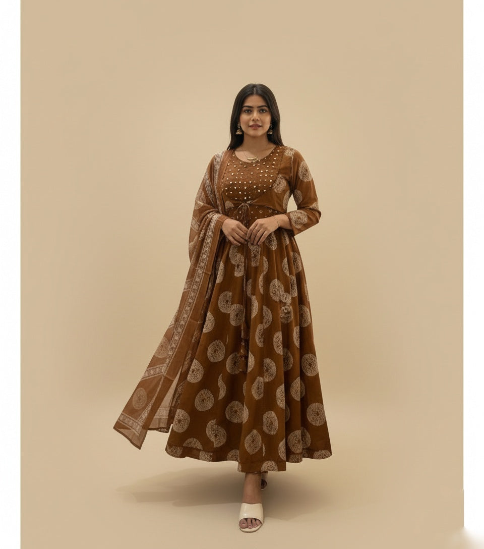 Kiara Cotton Kurta Embroidery Work Kurti Pant And Dupatta