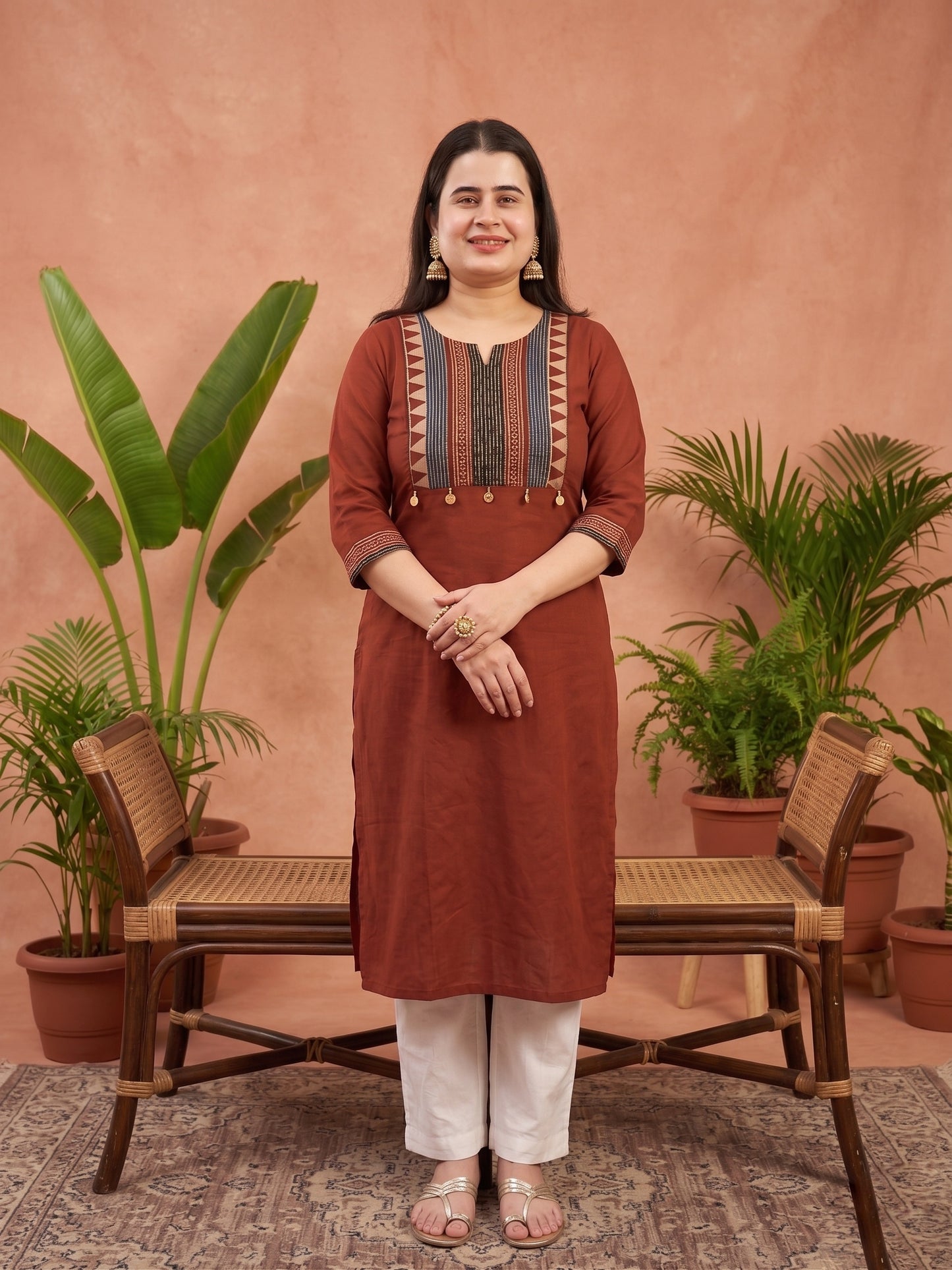Comfortable Airy Cotton Kurti for women A-line - Daily Wear