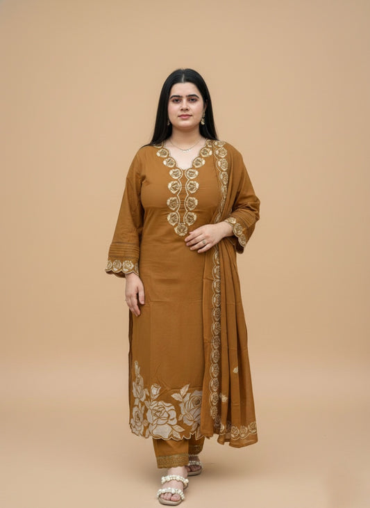 Kiara Cotton kurta Set with dupatta