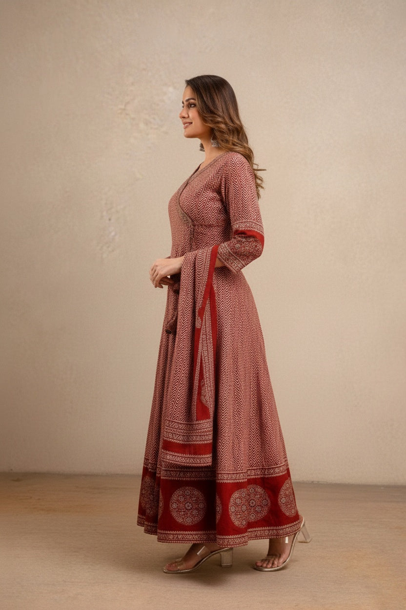 Amayra Premium Cotton kurta set for women with dupatta