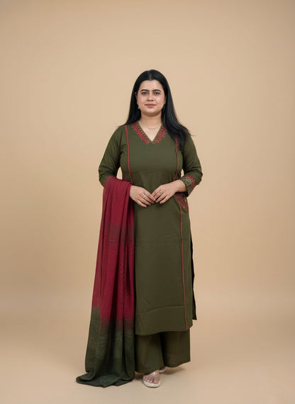 Bani Cotton kurta Set with dupatta