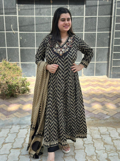 Bani Cotton kurta Set with dupatta