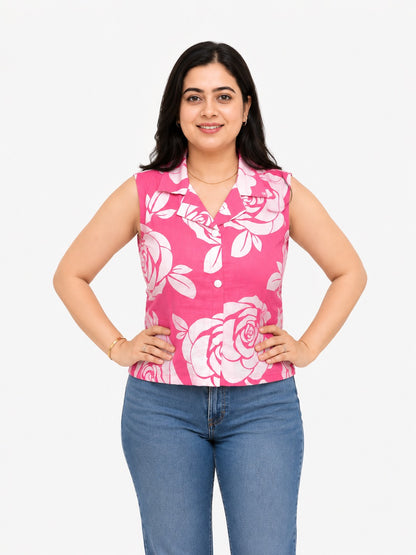 Short Cotton tunics for women with cotton lining
