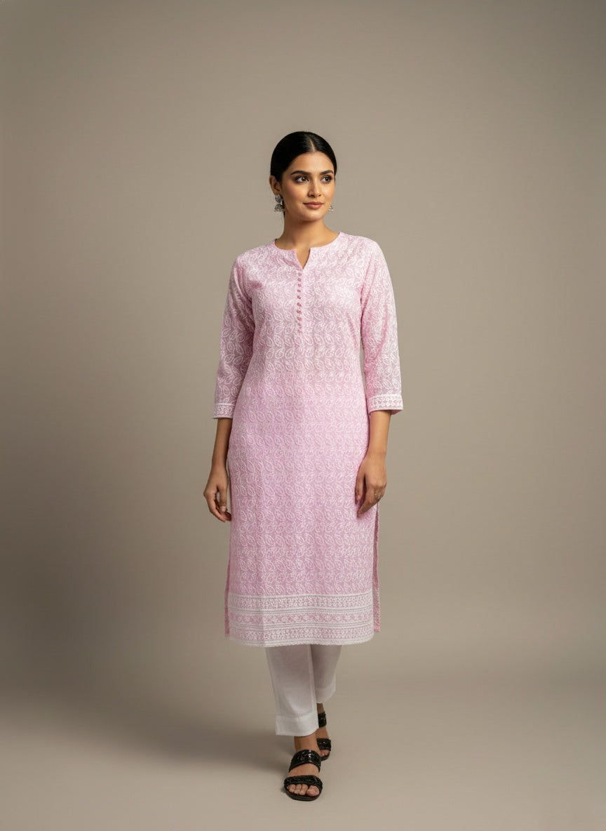 Cotton Kurta Pant Set