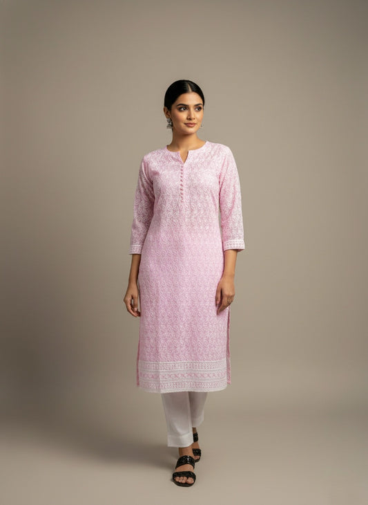 Cotton Kurta Pant Set
