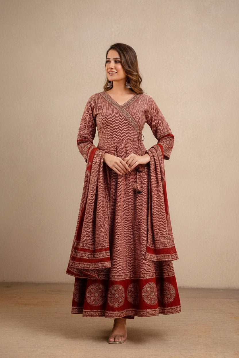 Amayra Premium Cotton kurta set for women with dupatta